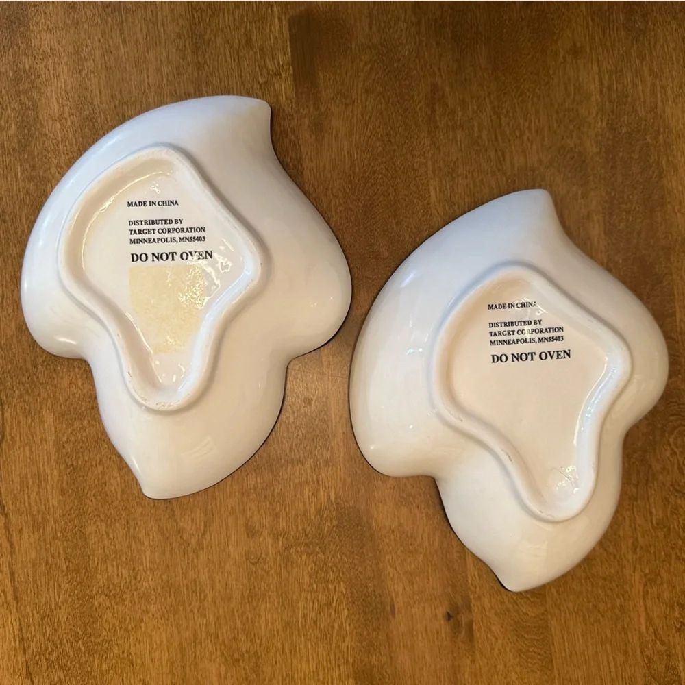 Vintage Target Halloween Ghost Ceramic Dishes – Set of 2